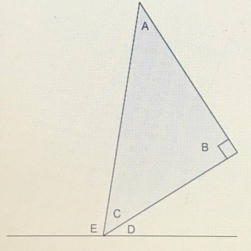 PLZZZ ANSWERR 20 points Select correct answer

In the figure, angle A measured 41* and angle D mea