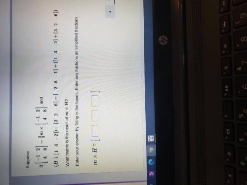 PLEASE HELP
MATRICES
I NEED 100% ON THIS QUIZ