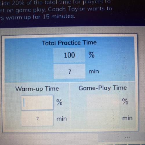 Please help me solve. The question is “At hockey practice, Coach Taylor always sets aside 20% of th