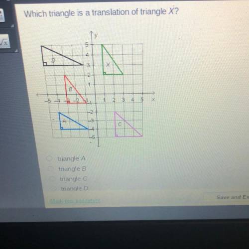 Which triangle is a translation