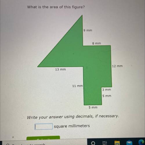 What is the area of this figure?Ixl question .