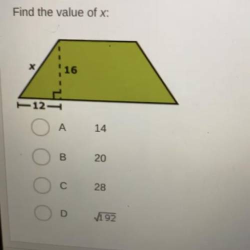 What’s the value of “x”?