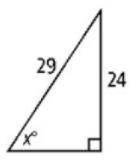 ILL GIVE BRAINLIEST PLEASE HELP

Find the measure of angle x.
A.34
B.40
C.56
D.59
