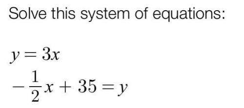 Solve this system of equations 
plz help