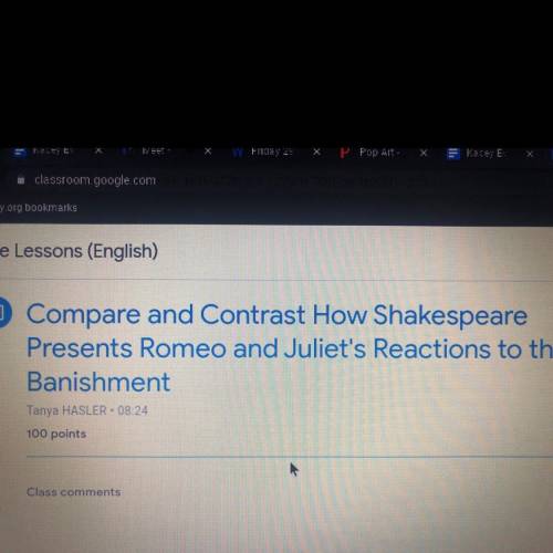 AWARD BRAINLIEST

Compare and contrast how Shakespeare presents Romeo and Juliets reactions to the