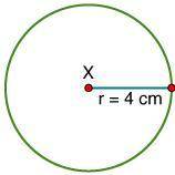What is the diameter of X?
12 cm
4 cm
8 cm
2 cm