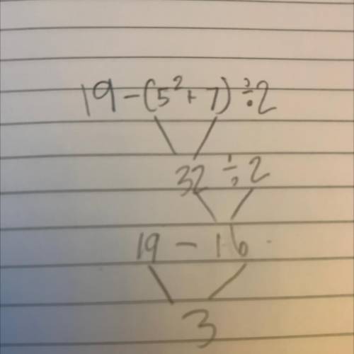 Is 3 the correct answer I did the work for the problem
