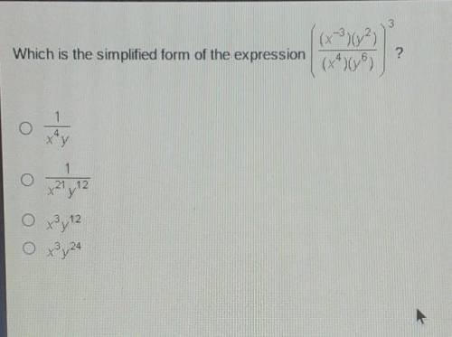 Which is the simplified form of the expression