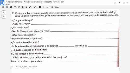 spanish homework only 3 question ANSWER IF YOUR ACTUALLY GONNA HELP. JUST DO (vivir), (seguir), (an