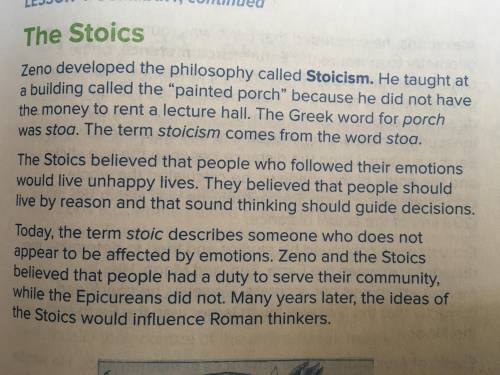 Plssssssssssss Help

Which philosophy do you think is better: Epicureanism or Stoicism? Write