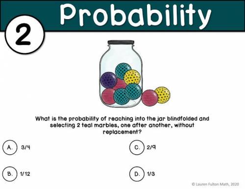 AGAIN INCLUDE the two marbles outside the jar in your total number of marbles.