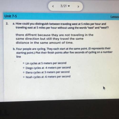 Ignore the top part. 
but can someone help me with part b please?