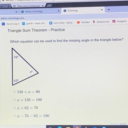 Could someone help out with this math equation triangle I know how to give brainlest And points !