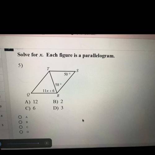 Please help with this problem. SOLVE FOR X