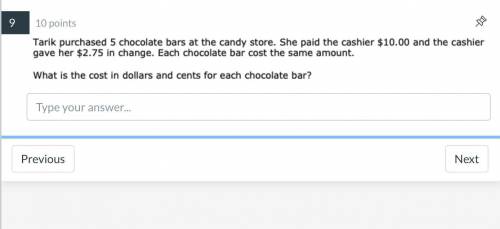 What is the cost in dollars and cents for each chocolate bar?