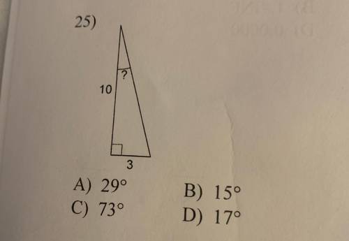 “Find the measure of the indicated angle to the nearest degree.” I need help pls!