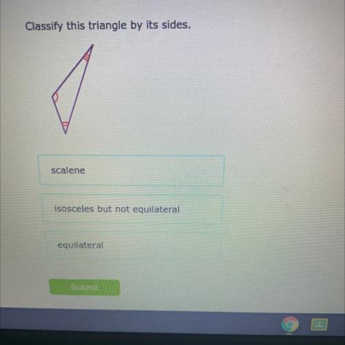 Classify this triangle by its sides?