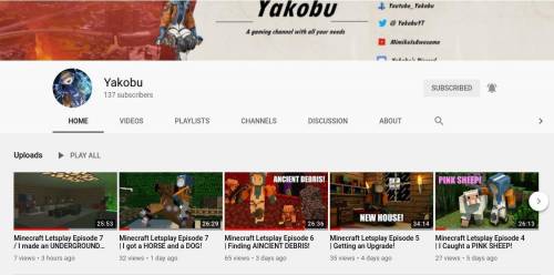 Can someone sub to my youttube channel pls, its called Yakobu, it would really help out :)