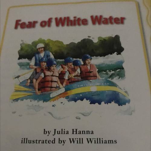 Fear of white water
does anybody know what is this book about i need the summary!
