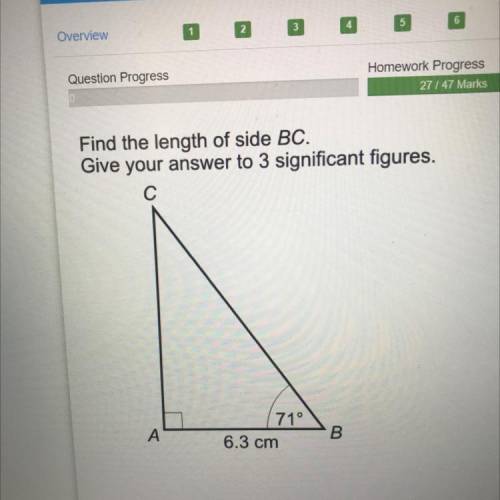 Find the length of side BC.
Give your answer to 3 significant figures.