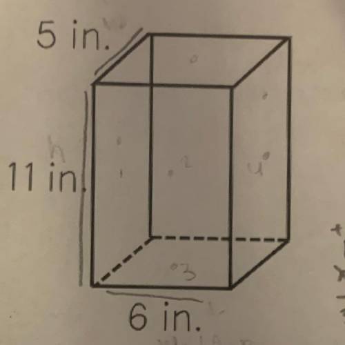 Find the total surface area of the prism.