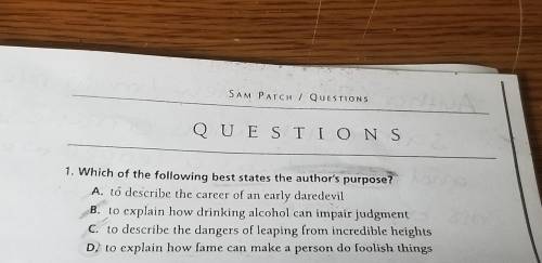 Which of the following best states the author's purpose?