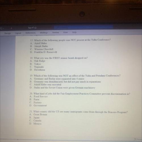 Who can answer these for me