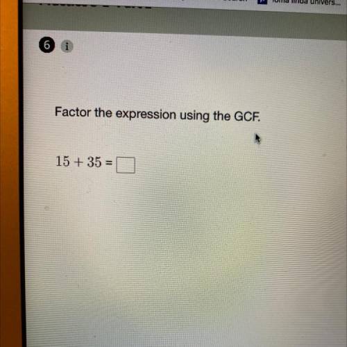 Factor the expression using the GCF.
36x – 28 =