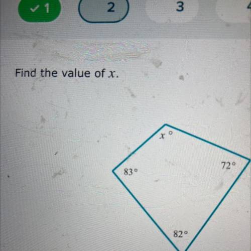 Find the value of x Polygons