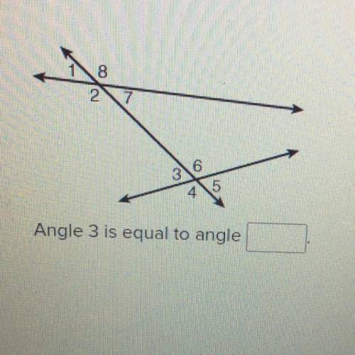 Angle 3 is equal to angle_