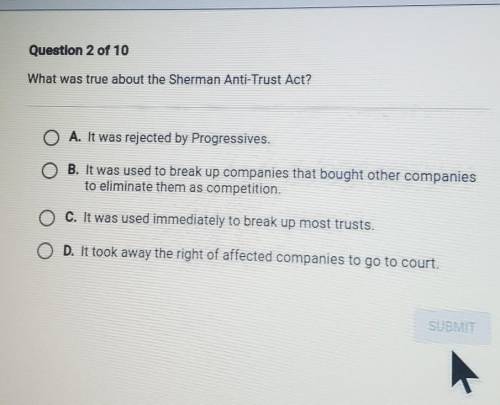What was true about the Sherman Antitrust Act