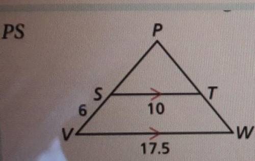 Explain why the triangles are similar and then find each length. please.
