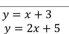 Systems of equations by substitution