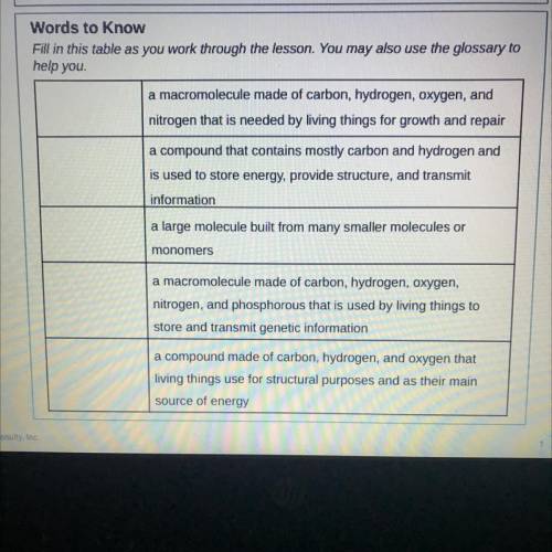 Hi i need help with these biology homework I can’t find the answers