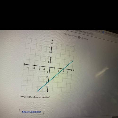 Some please help me with this ! What is the slope of the line...
