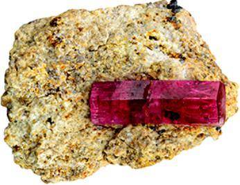 Red beryl is one of the rarest minerals in the world. Because it is so rare, red beryl is about 100
