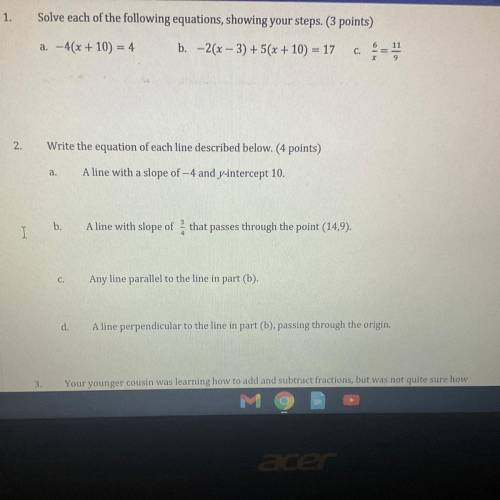 Someone please help!! On a test