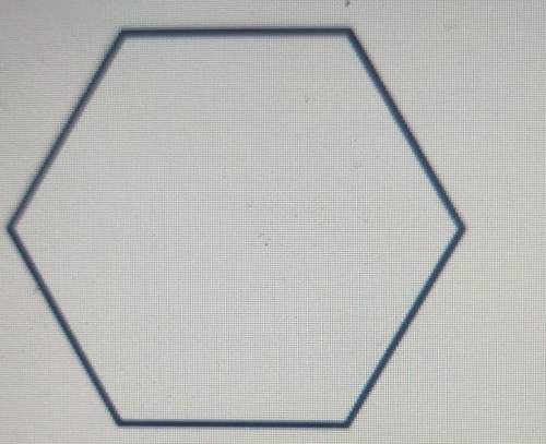Autumn wants to calculate the area of the regular hexagon below using rectangles and triangles. Wha