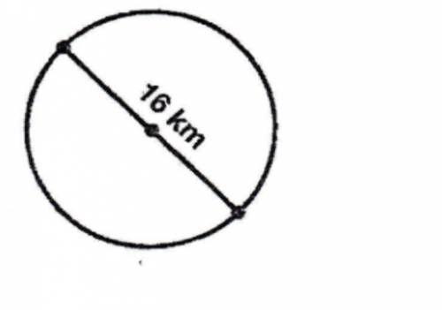 What is the circumference and area of this circle? (Use 3.14 for pi)
