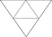 Which is the net of this solid?

A pentagonal pyramid is shown.(image below)
A net is shown with a