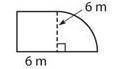 What is the total area? Use 3 for Pi.
Answer fast pls!! xx