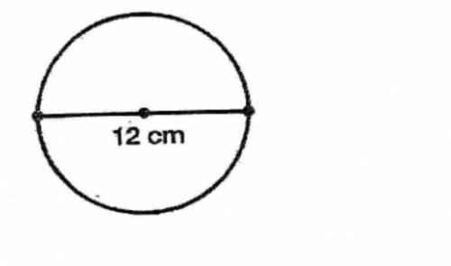 What is the circumference and area of this circle? (Use 3.14 for pi)