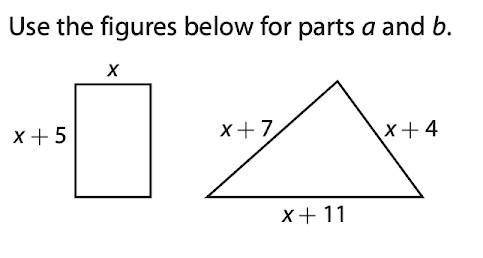 What is the perimeter of each figure? I'm sorry-