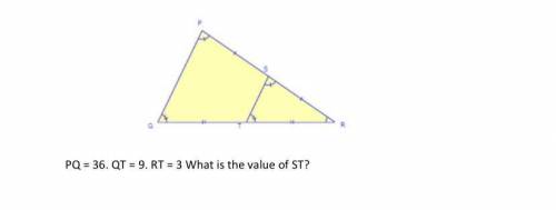 ￼help Find value of ST, Geometry problem