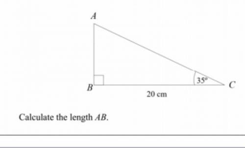 Calculate the length AB