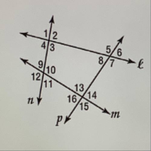 PLEASE HELP ME

classify the relationship between each pair of angles.
2. 1 and 9
3. 10 and 13
4.
