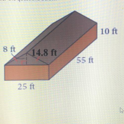 ♡PLEASE HELP I WILL GIVE BRAINIEST

The surface area of the bottom prism is_______
square feet.
Th
