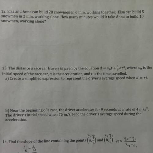 Answer each question with work and reasoning