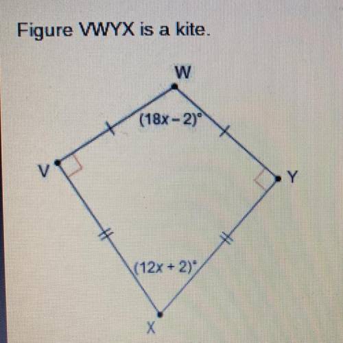 What is the value of x?
o 3
o 6
o 10
o12