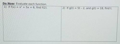 Help me out please (Operations of Functions) Giving alot of points for this if you answer these